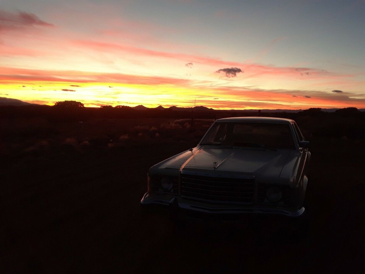 1976 White Ford Granada Sedan