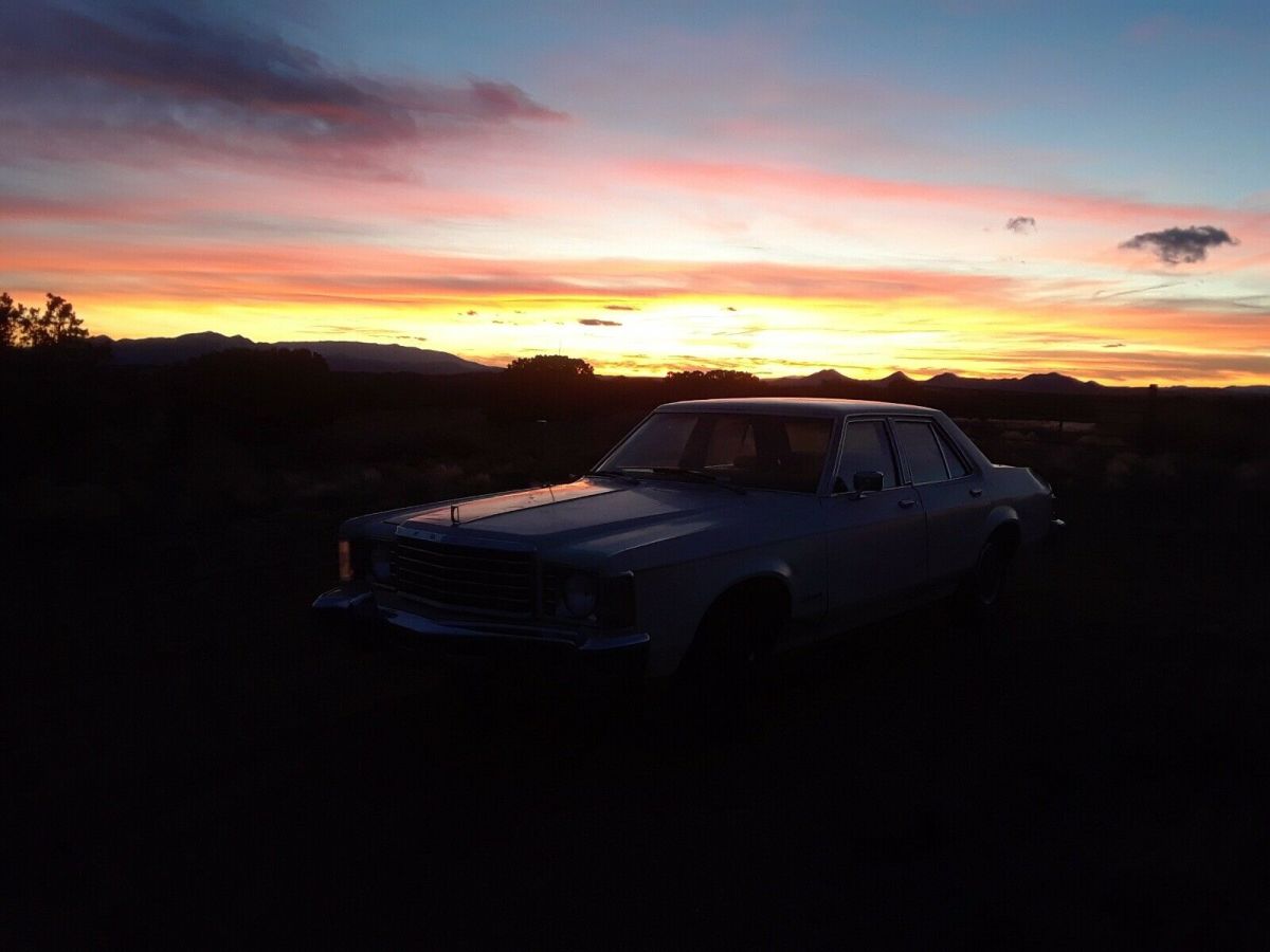 1976 White Ford Granada Sedan
