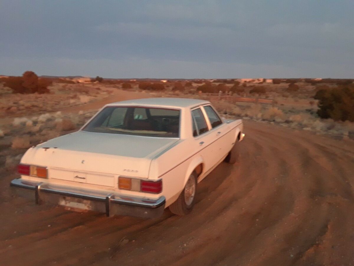 1976 White Ford Granada Sedan