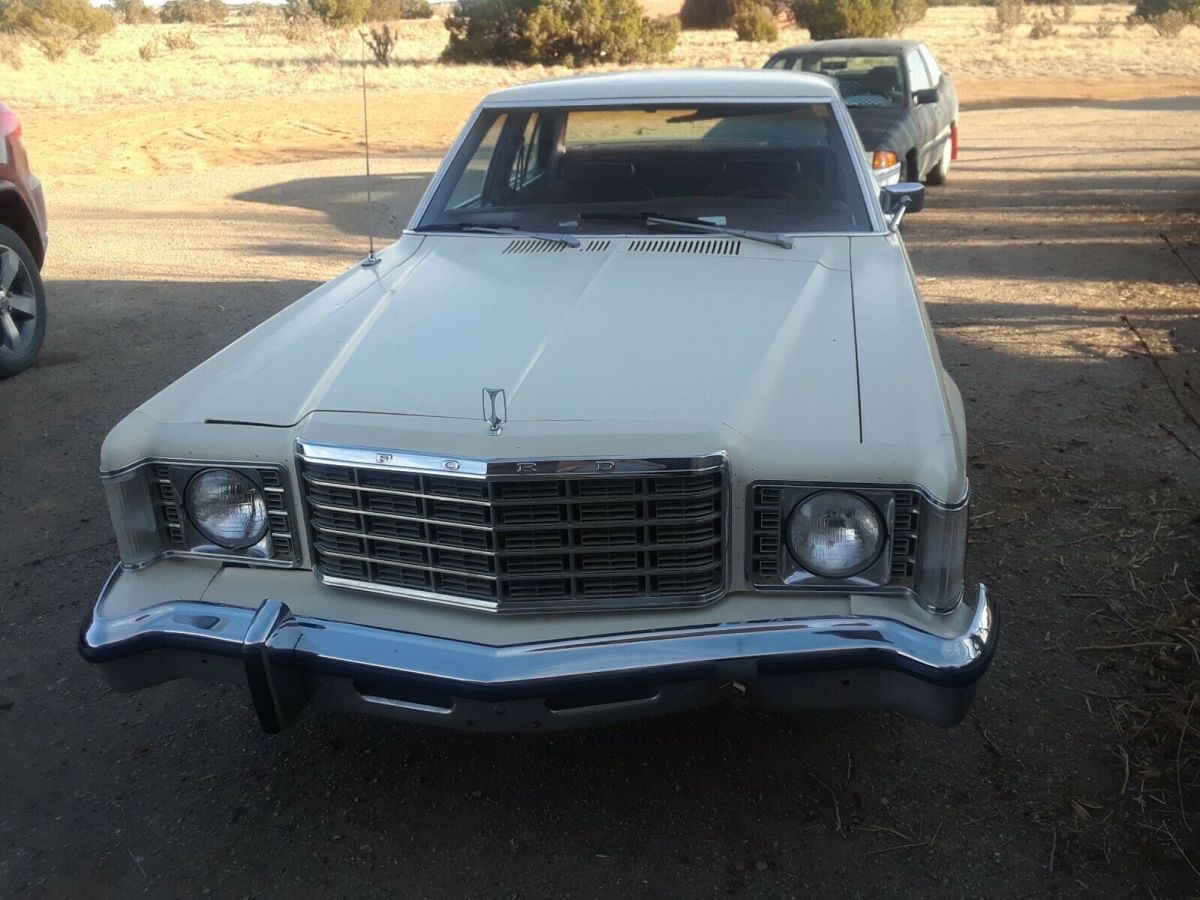 1976 White Ford Granada Sedan