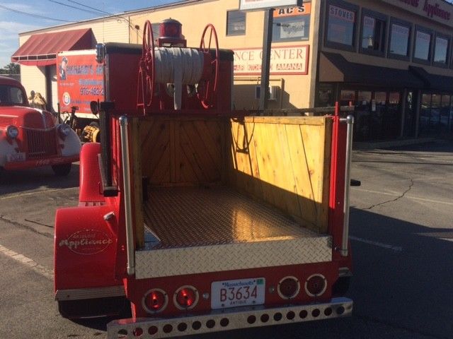 1934 red Dodge fire Truck
