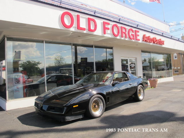 1983 Black Pontiac Trans Am Hatchback