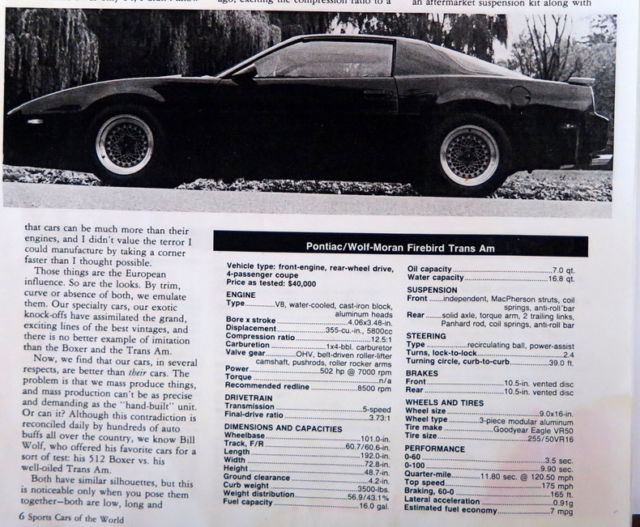 1983 Black Pontiac Trans Am Hatchback