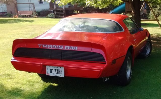 1979 Red Pontiac Trans Am Coupe