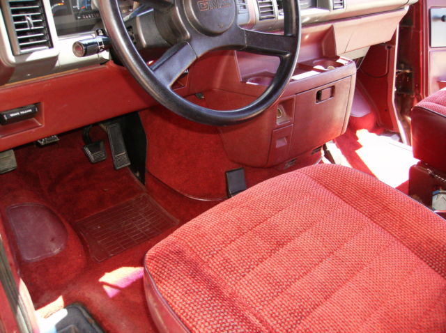 1991 Red GMC Safari Standard Passenger Van