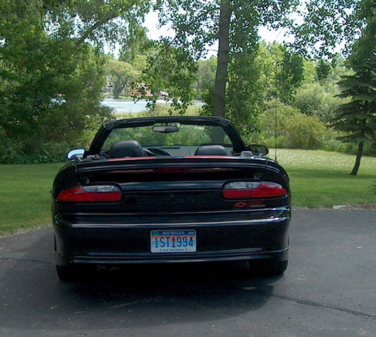 1994 Black with Red Pinstripes Chevrolet Camaro Convertible