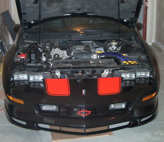 1994 Black with Red Pinstripes Chevrolet Camaro Convertible