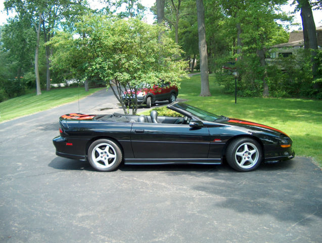 1994 Black with Red Pinstripes Chevrolet Camaro Convertible