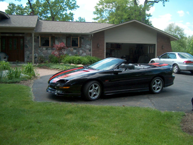 1994 Black with Red Pinstripes Chevrolet Camaro Convertible