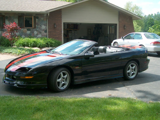 1994 Black with Red Pinstripes Chevrolet Camaro Convertible