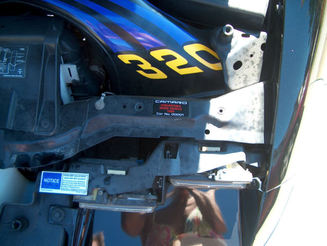 1994 Black with Red Pinstripes Chevrolet Camaro Convertible