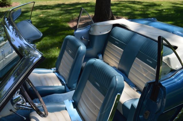 1965 Blue Ford Mustang Convertible
