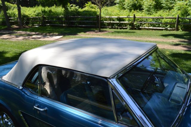 1965 Blue Ford Mustang Convertible
