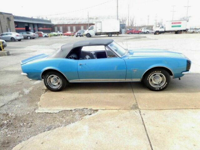 1967 Blue Chevrolet Camaro Convertible