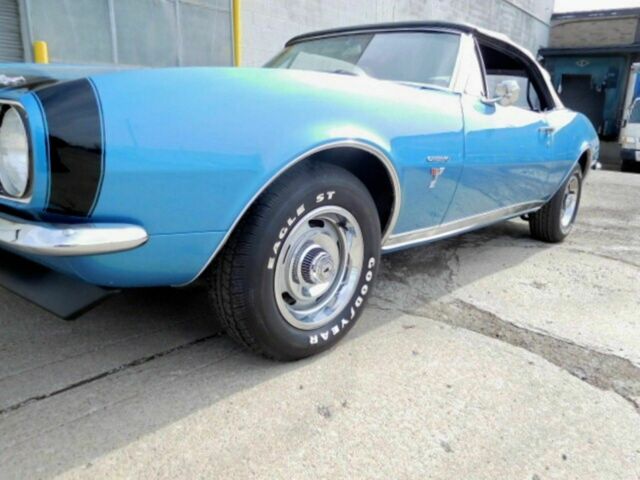 1967 Blue Chevrolet Camaro Convertible
