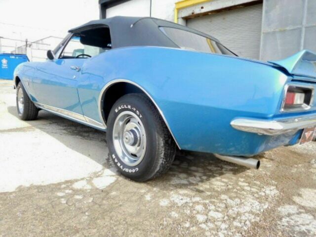 1967 Blue Chevrolet Camaro Convertible