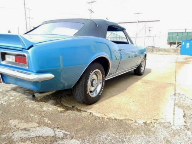 1967 Blue Chevrolet Camaro Convertible
