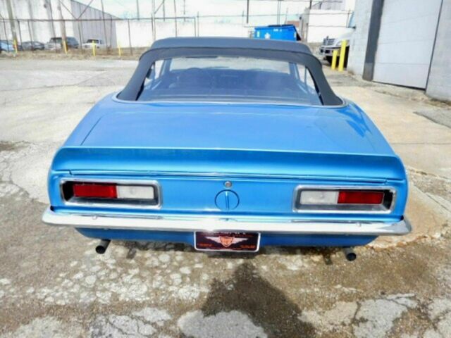 1967 Blue Chevrolet Camaro Convertible