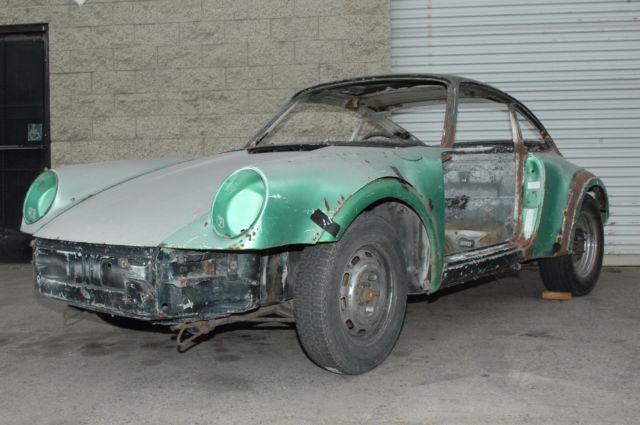 1978 Black Porsche 930 Coupe