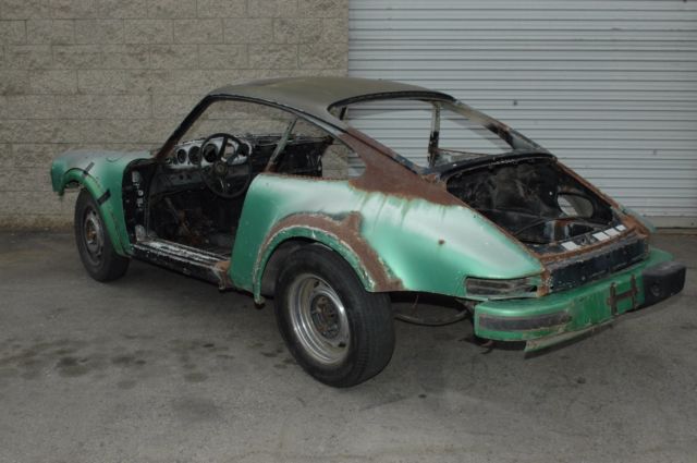 1978 Black Porsche 930 Coupe