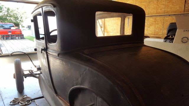 1929 Black Ford Model A Coupe