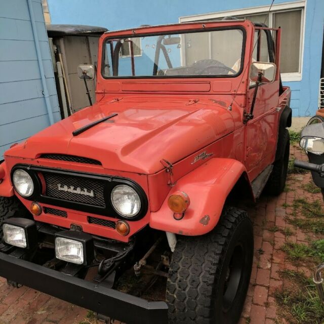 1965 Orange Toyota Land Cruiser