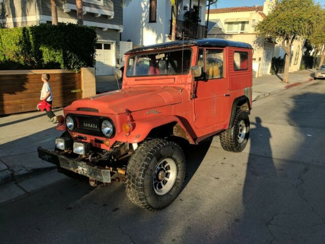 1965 Orange Toyota Land Cruiser