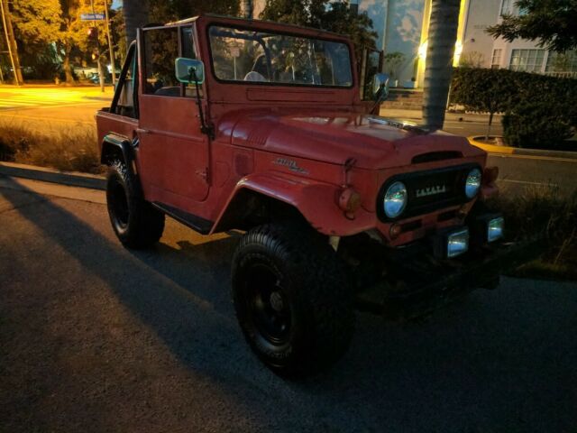 1965 Orange Toyota Land Cruiser
