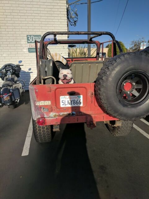 1965 Orange Toyota Land Cruiser