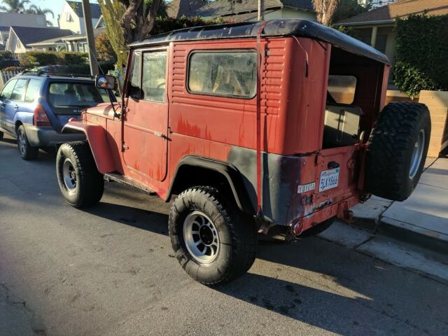 1965 Orange Toyota Land Cruiser