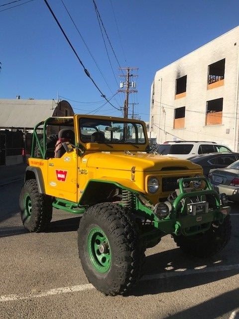 1980 Yellow Toyota Land Cruiser