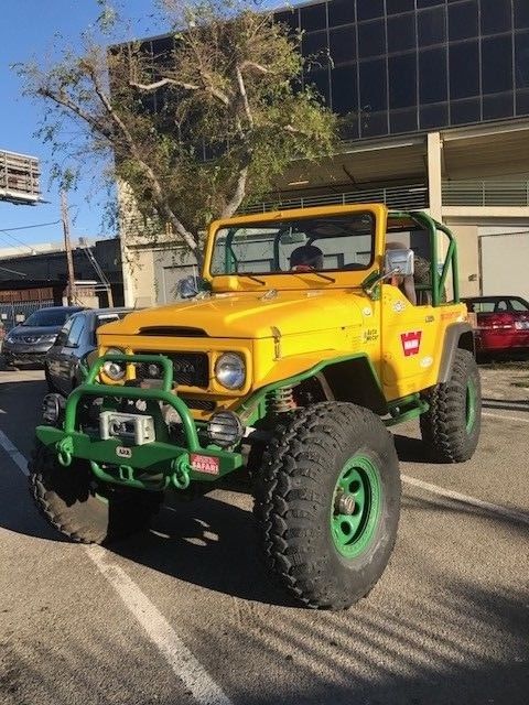 1980 Yellow Toyota Land Cruiser