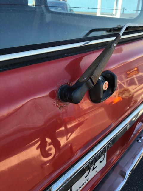 1990 Red Toyota Land Cruiser SUV