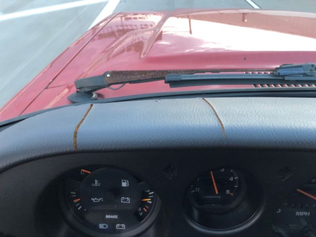 1990 Red Toyota Land Cruiser SUV