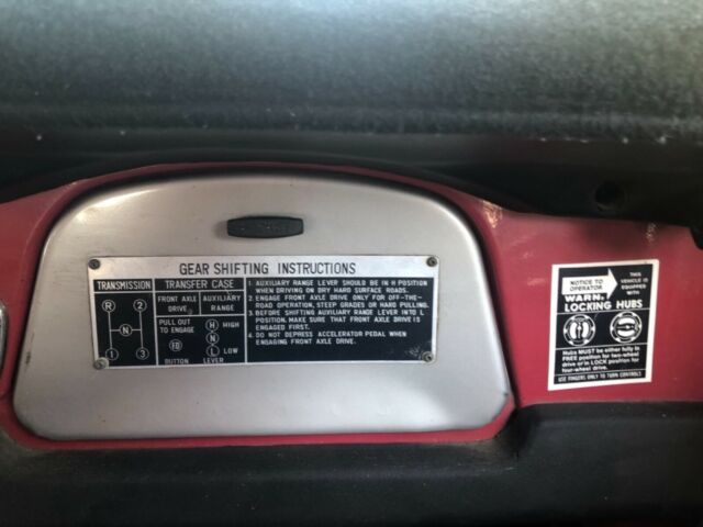 1970 Red Toyota Land Cruiser Land Cruiser