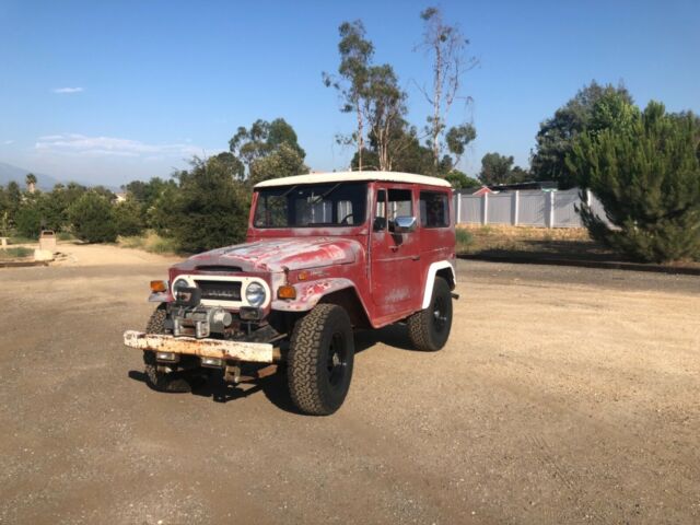 1970 Red Toyota Land Cruiser Land Cruiser