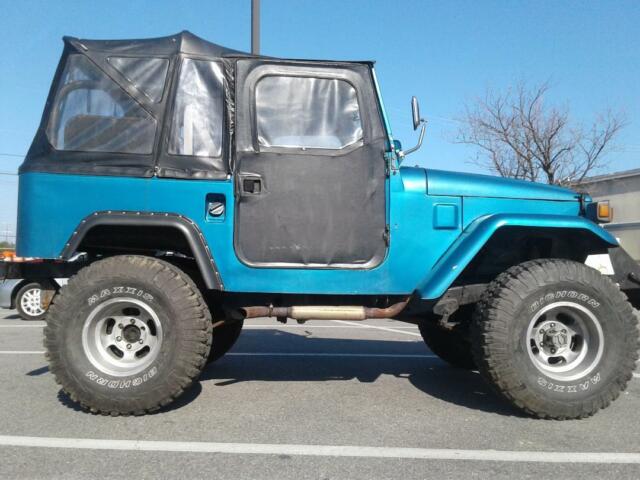 1977 Blue Toyota Land Cruiser Convertible