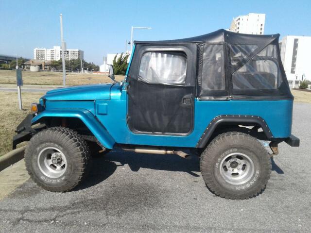 1977 Blue Toyota Land Cruiser Convertible