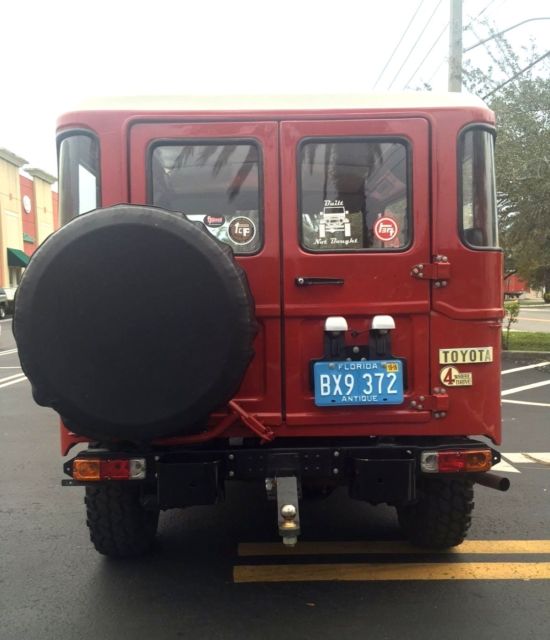 1974 Red Toyota Land Cruiser