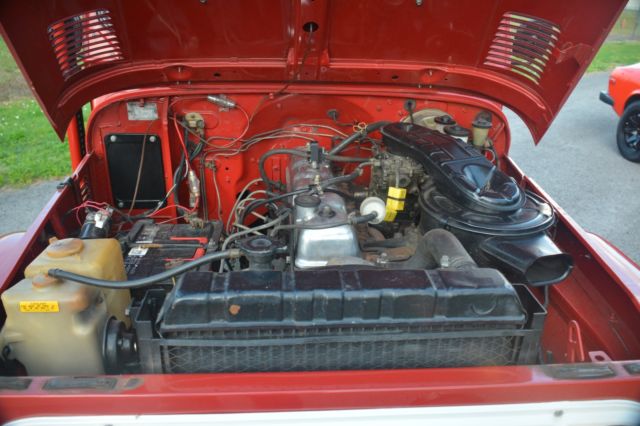 1974 Red Toyota Land Cruiser