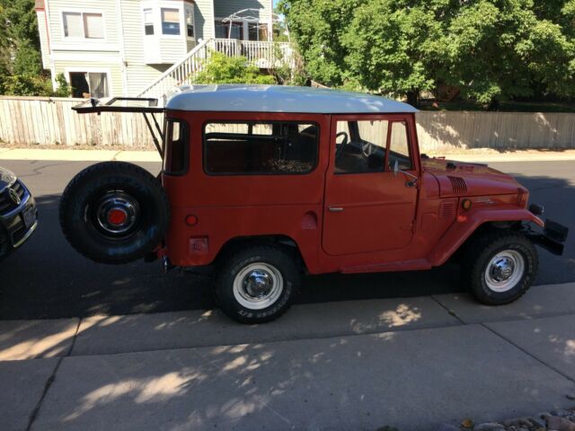1969 Red Toyota Land Cruiser SUV