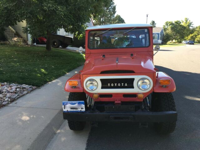 1969 Red Toyota Land Cruiser SUV