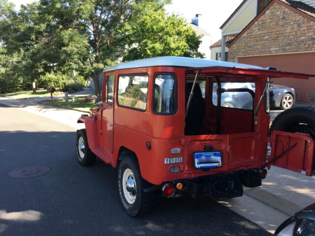 1969 Red Toyota Land Cruiser SUV