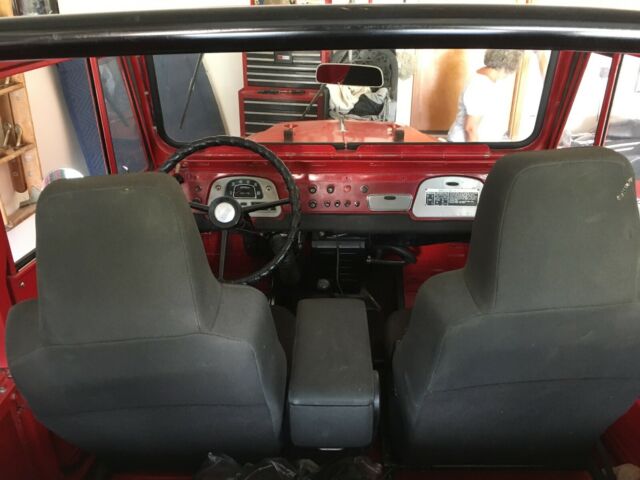 1969 Red Toyota Land Cruiser SUV