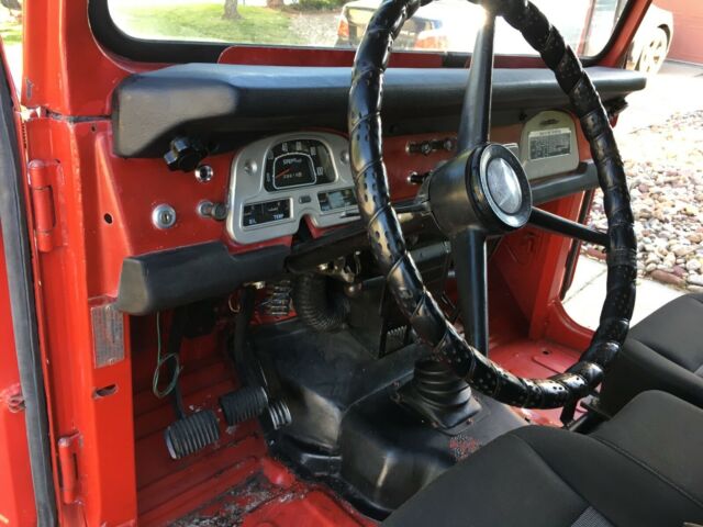 1969 Red Toyota Land Cruiser SUV