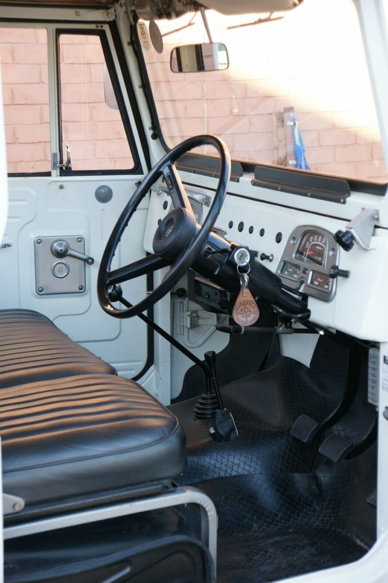 1972 White Toyota Land Cruiser Cab & Chassis