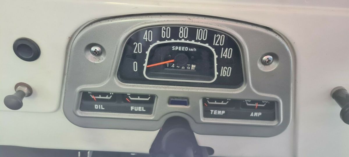 1972 White Toyota Land Cruiser Cab & Chassis