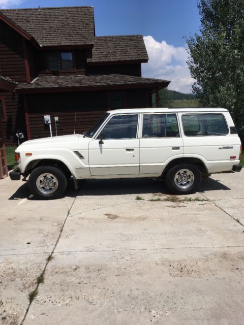 1984 White Toyota Land Cruiser SUV