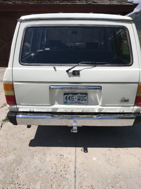 1984 White Toyota Land Cruiser SUV