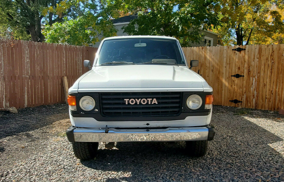 1983 White Toyota Land Cruiser SUV